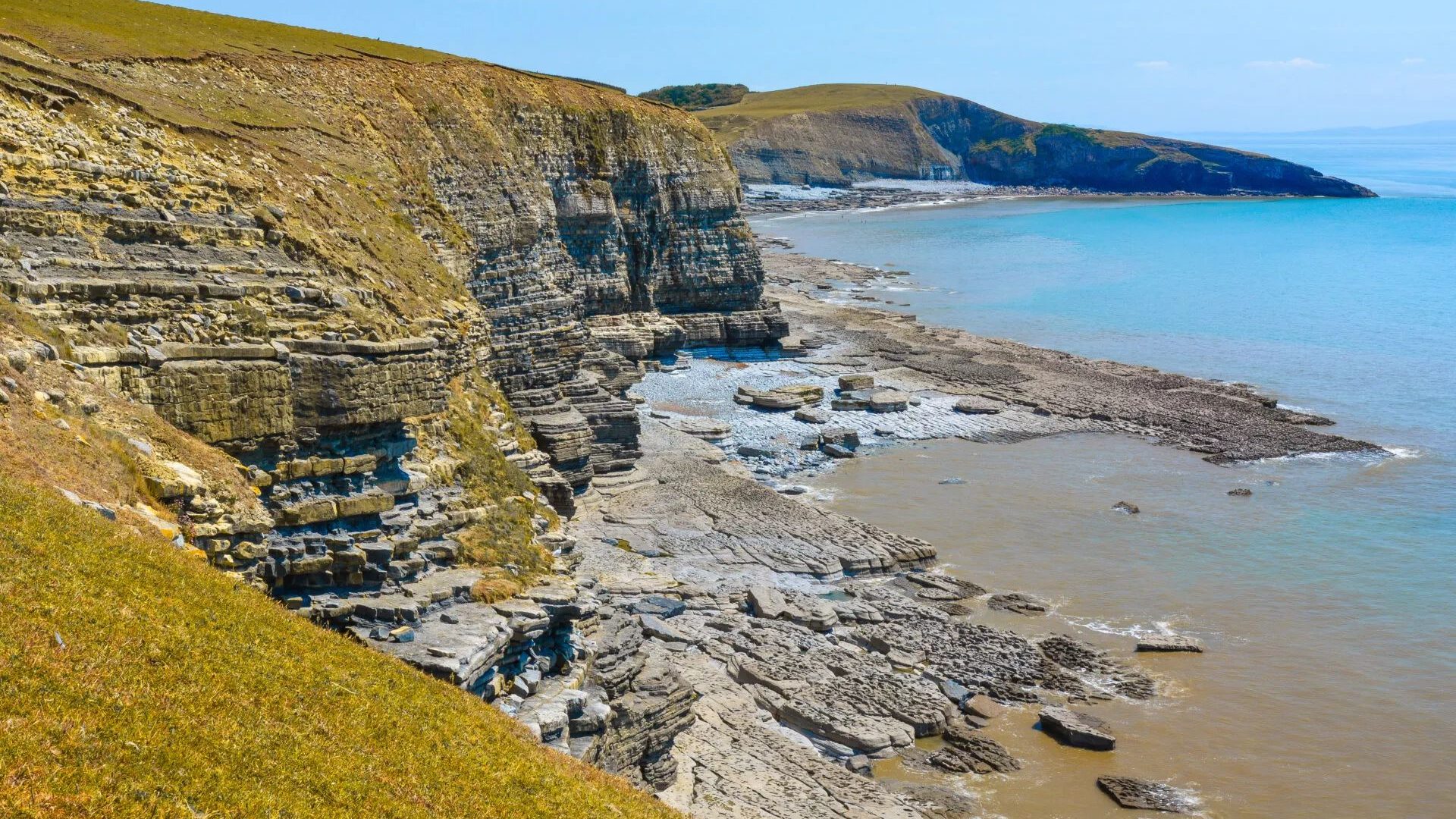 Dunraven Bay And Witches Point, Vale Of Glamorgan, South Wales