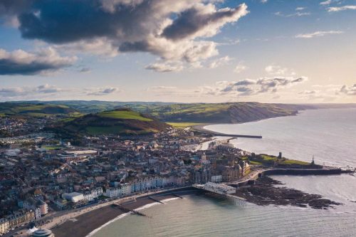 Aerial View Of Aberystwyth, Wales