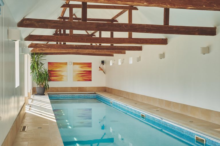 Swimming pool at Jersey Barn and Hereford Barn, Henley-on-Thames