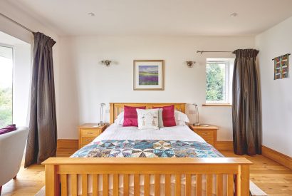 A bedroom at Seaview, Anglesey