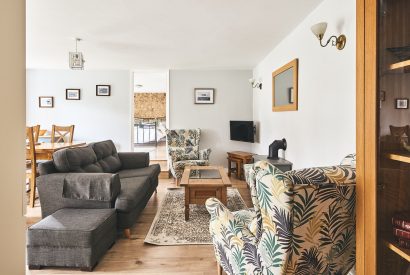 The living room at Millthorn Cottage, Devon