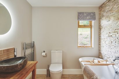 A bathroom at Shepherd's Rest, Montgomeryshire