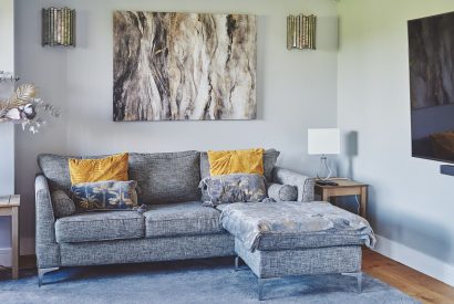 The living room at Shepherd's Estate, Somerset