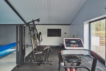 The gym at Woodland House, Worcestershire