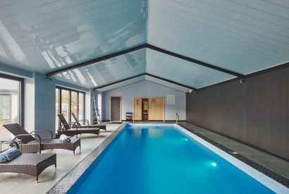 The swimming pool at Woodland House, Worcestershire