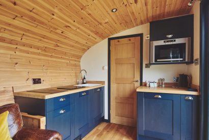 The kitchen at Padley Cabin, Peak District