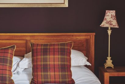 The bed at Buttermilk Barn, Peak District