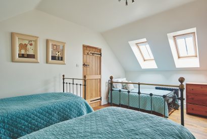 A bedroom at Curlew Cottage, Peak District