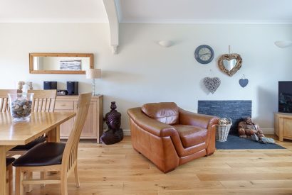 The living room at Yr Hafan, Llyn Peninsula