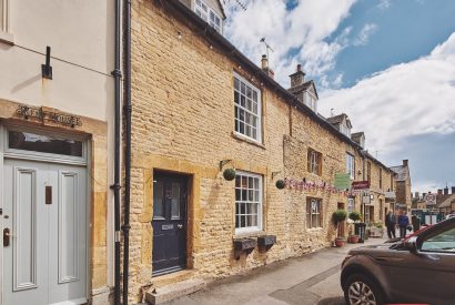 The exterior of Crooked Cottage, Cotswolds