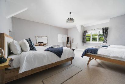 A bedroom at Holwell Farmhouse, Devon