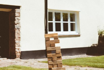 Outdoor games at Holwell Farmhouse, Devon