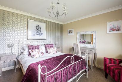 A bedroom at Primrose Cottage, Yorkshire