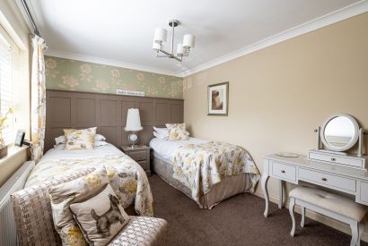 A bedroom at Primrose Cottage, Yorkshire