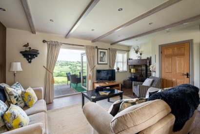 The living room at Primrose Cottage, Yorkshire