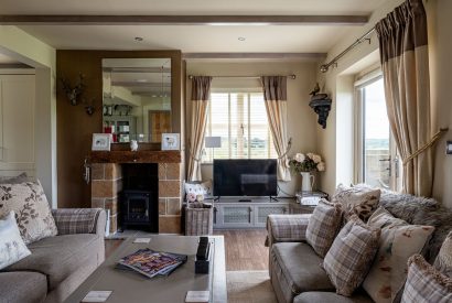 The living room at Esk View, Yorkshire