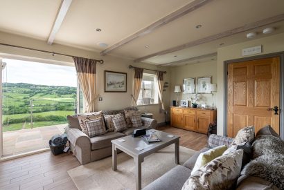 The lounge at Esk View, Yorkshire