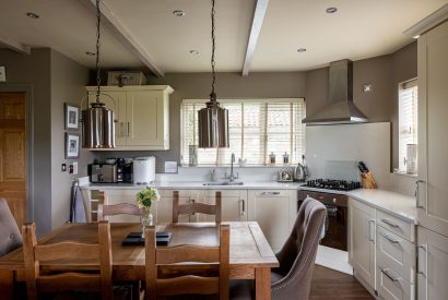 The kitchen at Esk View, Yorkshire