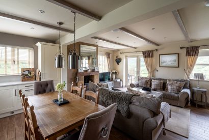 The living space at Esk View, Yorkshire