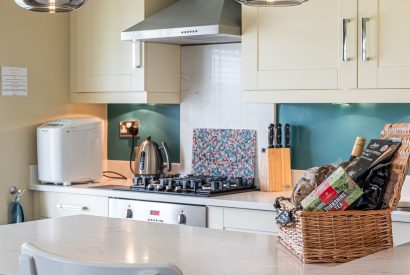 The kitchen at Esk View Retreat, Yorkshire