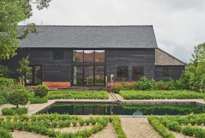 The exterior of The Barnhouse, Hampshire