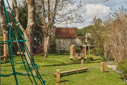The play grounds at Chaucer Cottage, Cotswolds
