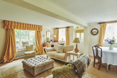The living room at Donne Cottage, Cotswolds