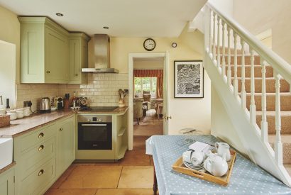 The kitchen at Donne Cottage, Cotswolds