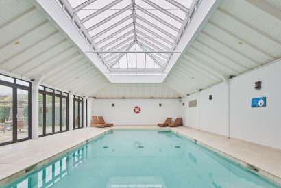 The swimming pool at Donne Cottage, Cotswolds