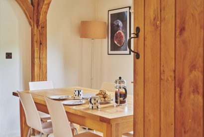The dining room at Apple Tree Cottage, Cotswolds
