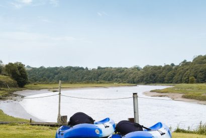 Kayaks at Riverside Retreat, Devon