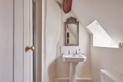 The bathroom at Church View Cottage, Cotswolds