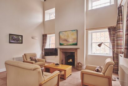 The living room at Sir Walter Scott, Cumbria