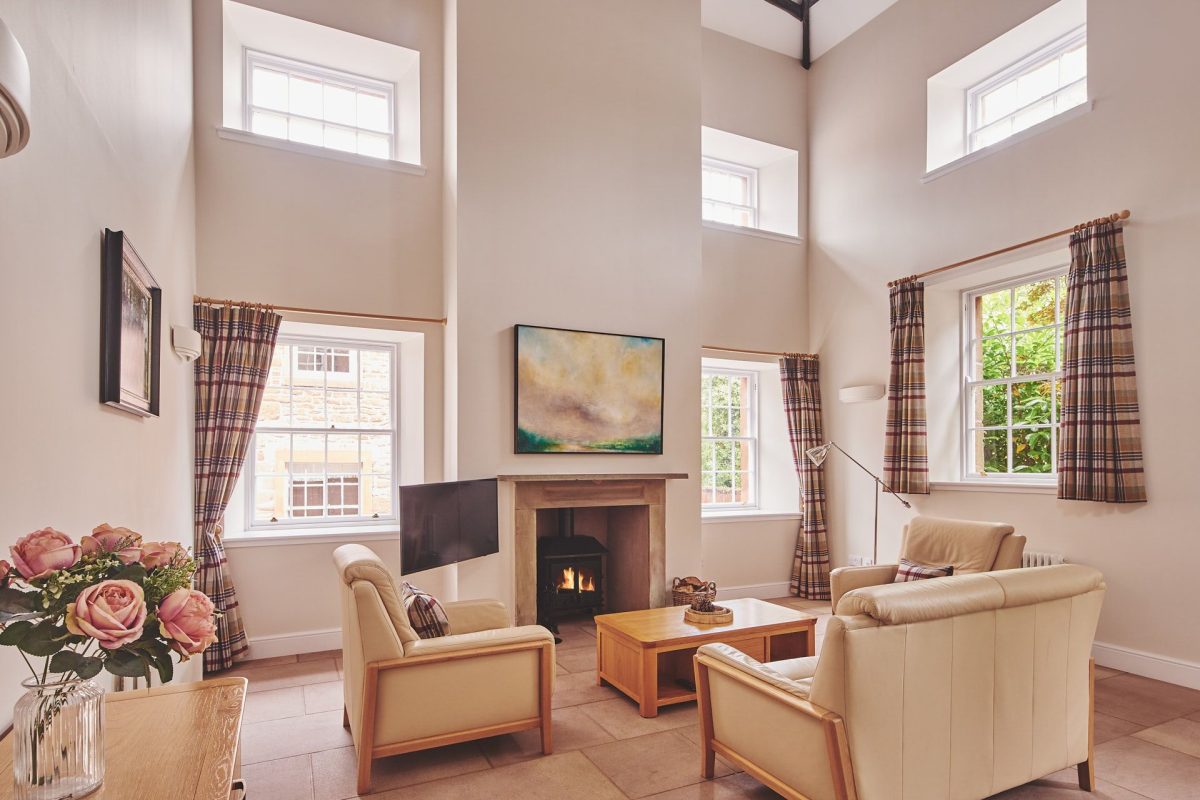 The living room at Sir Walter Scott, Cumbria