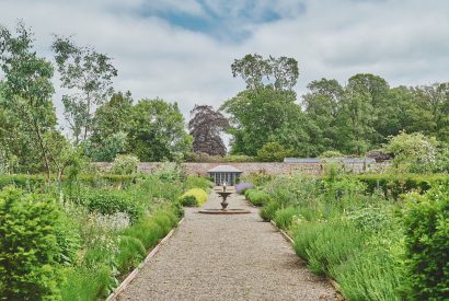 The gardens at Sir Walter Scott, Cumbria