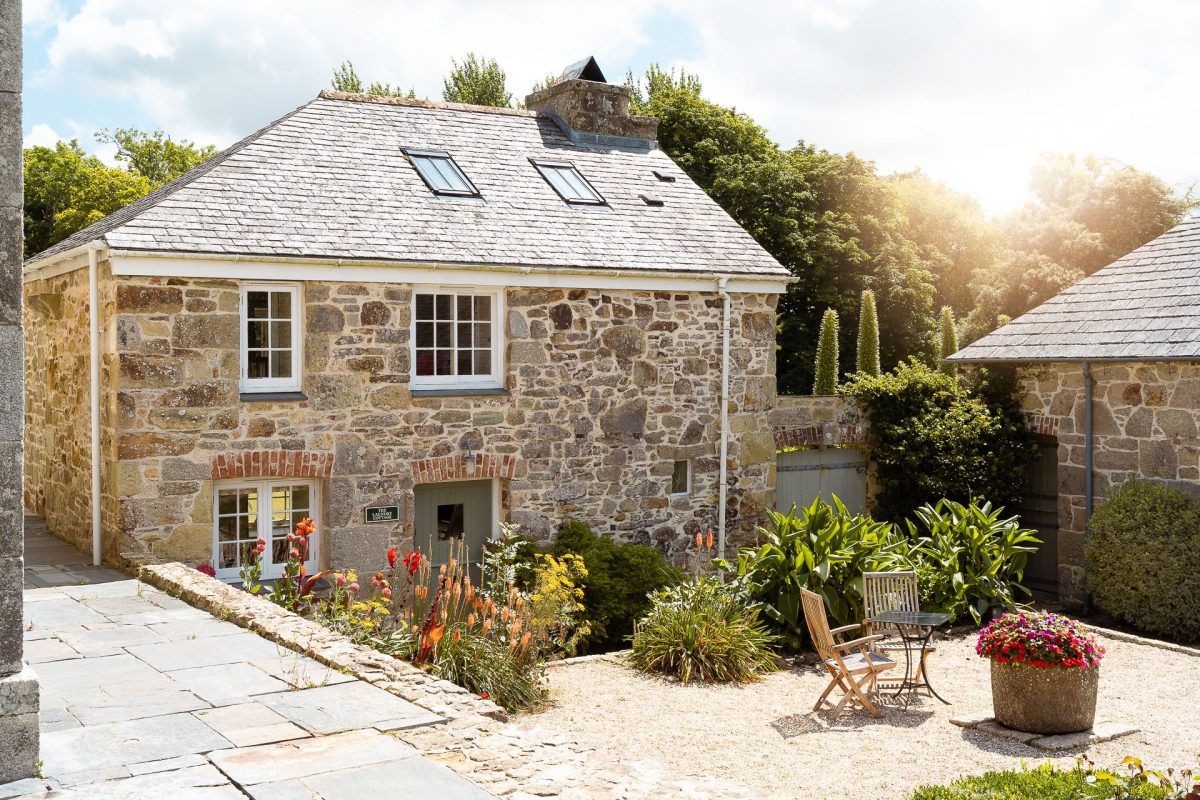 The exterior of Moon Cottage, Cornwall