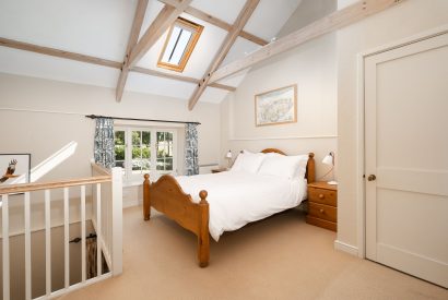 The bedroom at Moon Cottage, Cornwall