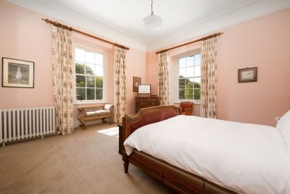 A double bedroom at Kernow Manor, Cornwall