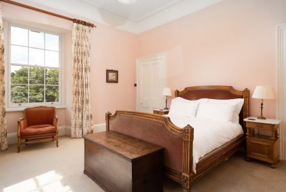 A double bedroom at Kernow Manor, Cornwall