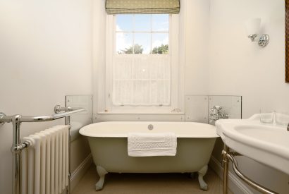 A bathroom at Kernow Manor, Cornwall