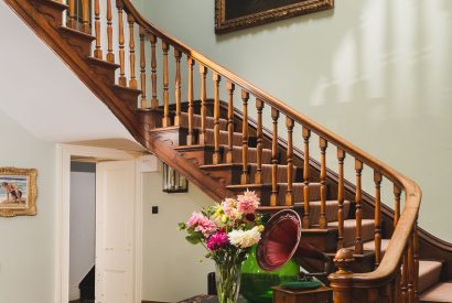 The staircase at Kernow Manor, Cornwall