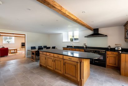 The kitchen at Coverdale View, Yorkshire