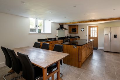 The kitchen at Coverdale View, Yorkshire