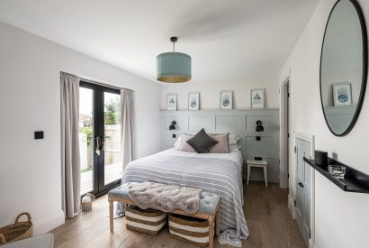 A bedroom at The Bay at Beadnell, Northumberland