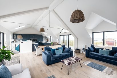 The living space at The Bay at Beadnell, Northumberland