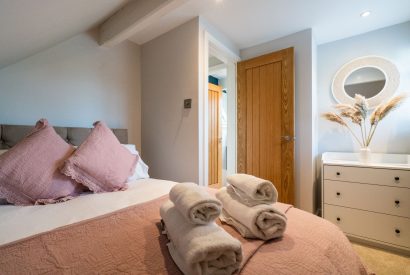 The second double bedroom at Pilgrim Cottage, Cheshire