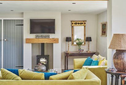 A living space at Colleton Estate, Devon