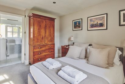 A double bedroom at Colleton Estate, Devon