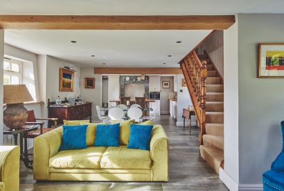 The living room at Colleton East Wing, Devon
