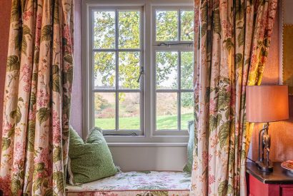 A window seat at Heron Hall, Leicestershire 